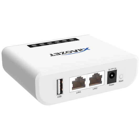 LK100EW Xiiaozet USB Device Sharing Server with 1 USB2.0 Port Includes Virtual USB Software