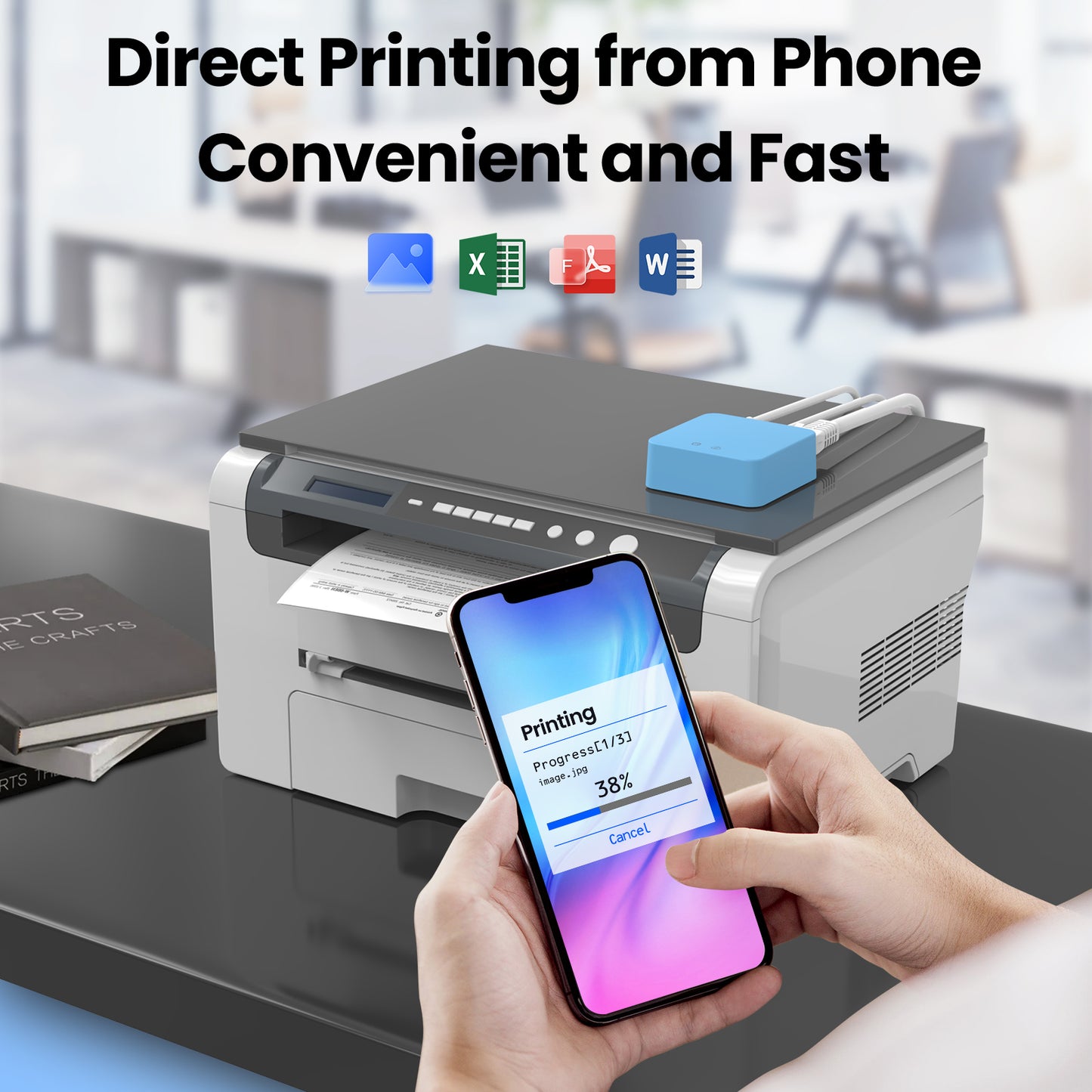 LK-M11W Print Server Support Mobile Printing