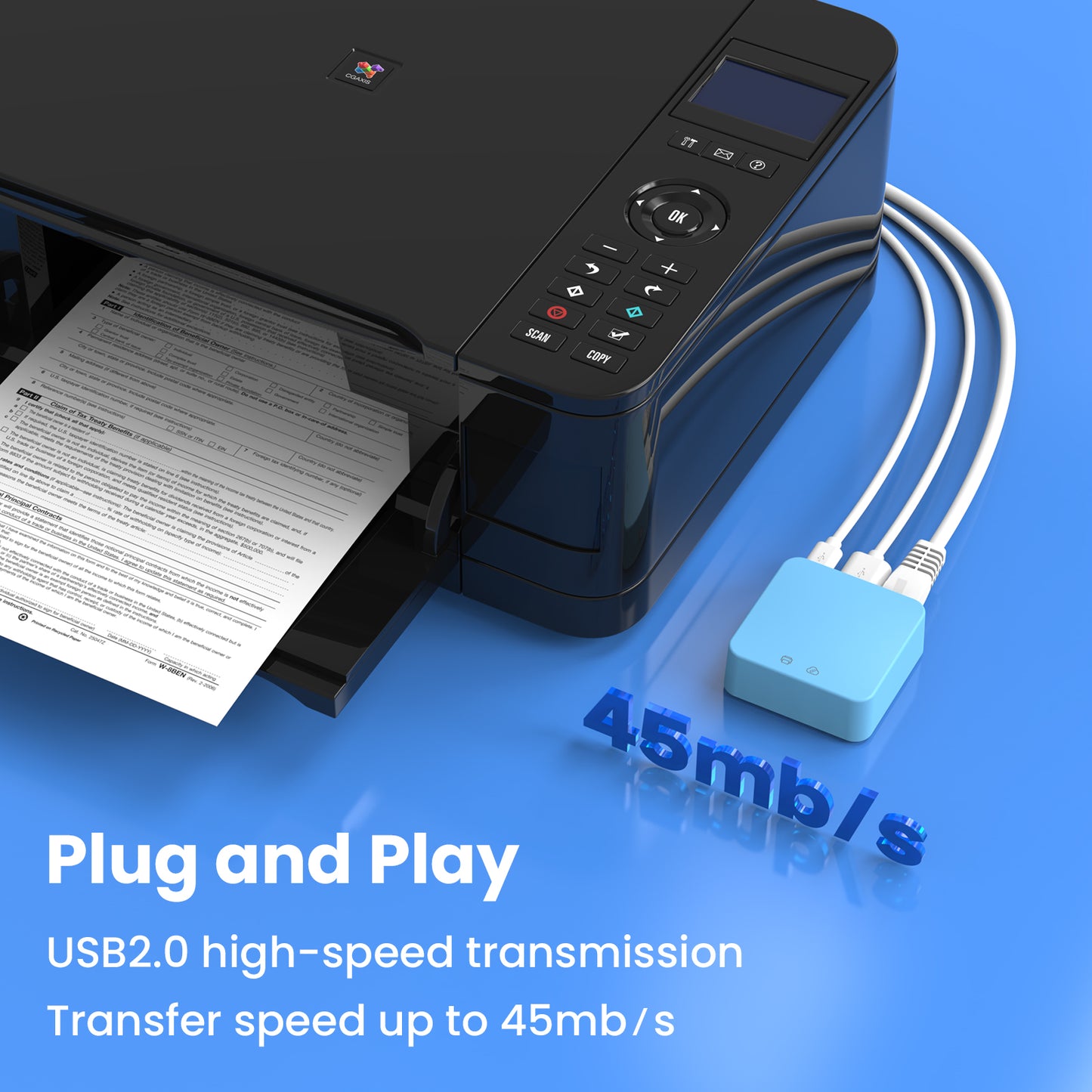 LK-M11W Print Server Support Mobile Printing