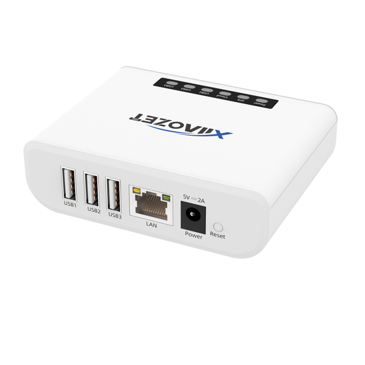 LK300W Wireless Print Server with 3 Ports USB2.0  for Sharing 3 USB Printers